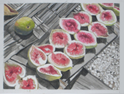 Jerilyn Marrero - Figs on a Rooftop in Sicily